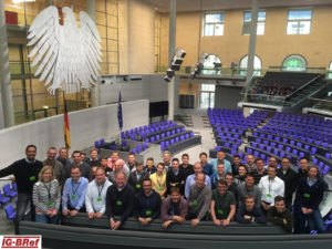 Ein Besuch im Bundestag war selbstverständlich auch Teil unserer Zeit in Berlin